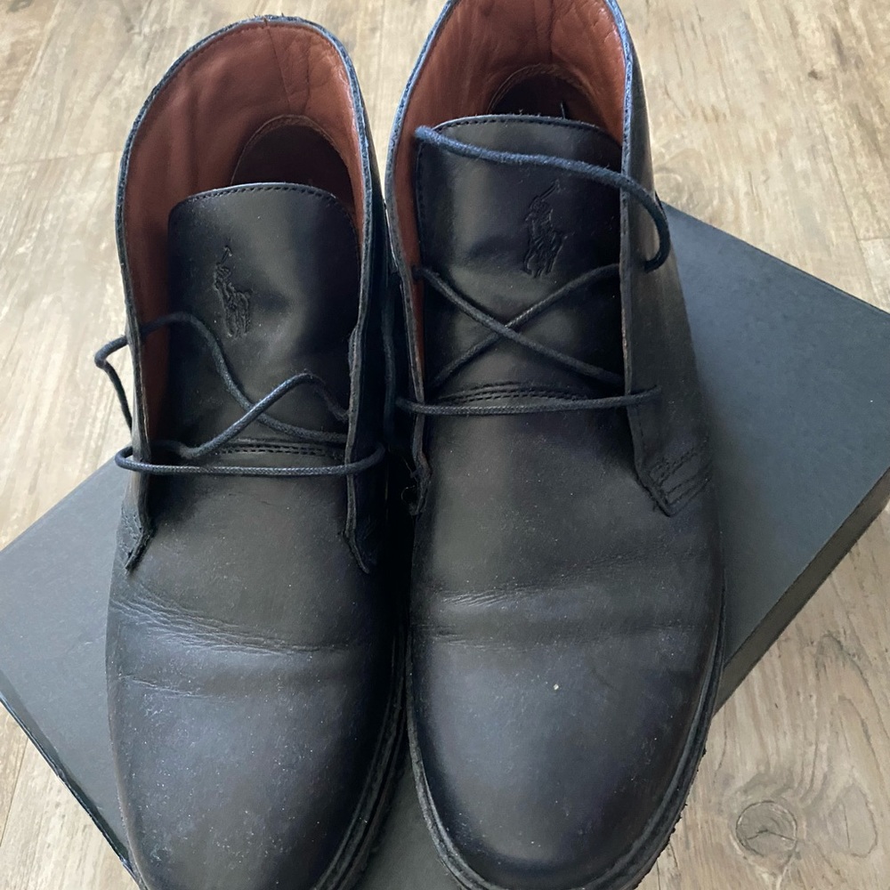Men's Black Leather Shoes